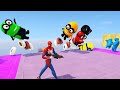 GTA 5 Epic Ragdolls RED SPIDERMANVS RED MINION VS GREEN MINION(Euphoria Physics & Funny Fails) #510