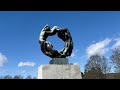 The Vigeland Park （Frogner Park) Oslo Norway 挪威奥斯陆雕塑公园，赤裸裸的雕像体现纯粹的艺术和朴实的风情