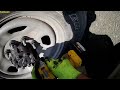 2017 Ford F350 Super Duty Blown Tire! - Detach camper to change tire!