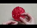 Super Easy Ribbon Flower Making with Paper - Amazing Trick - Hand Embroidery Flowers - Sewing Hack