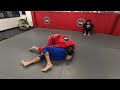 Jean Jacques Machado Rolling with Brown Belt Student