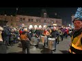 Drums and fire in the streets of Inverness for Hogmanay 2023/24 parade to Red Hot Highland Fling