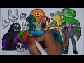 Garten Of Banban 8 Coloring Page/ How To Color New Monsters from Garten Of Banban 8/ Kittysaurus/art