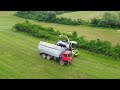 Grass silage Claas Jaguar 980 and 3x Tatra 815 AGRO