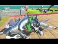 Peashooter of Evolution VS All Dinosaurs King Kong X T-Rex Indominus Animal Revolt Battle Simulator