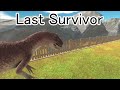 Last Survivor. Touched out, Course surrounded by rocks! | Animal Revolt Battle Simulator