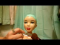 ASMR doll face brushing/makeup. no talking