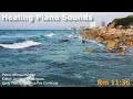 [4K] Piano Background with water's sound | Esperança Pra Continuar