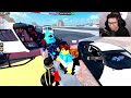 1 Criminal vs. 14 Police EXTREME SPEED CHASE in Roblox Car Dealership Tycoon! (Police Helicopter!)