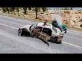 Spike Strip High Speed Crashes #71 – BeamNG Drive | CrashBoomPunk