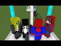 Mikey Became Teenage Mutant Ninja Turtles - Leo, Donnie, Raph and JJ - Maizen Minecraft Animation