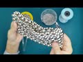 HOW TO MAKE A PEARL BEADED BAG/ DIY VINTAGE PEARLS BEADED BAG//