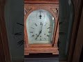 Gustav Becker Model No. 405 Westminster chimes oak cased mantel clock