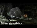 SKYRIM PS4 Interior Lighting and Graphic MODs comparison