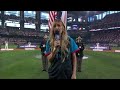 Ingrid Andress, 2024 MLB home run derby. Worst national anthem ever!