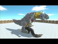 Purussaurus vs 30 Workshop Dinosaurs ARBS Animal Revolt Battle Simulator