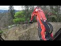 The new Kubota KX 080 4 goes to work for the first time