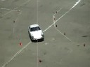 Porsche 912 skidpad excercise top view