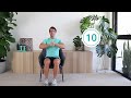 Beginner Seated HIIT Workout For Seniors | Low Impact Cardio For Seniors - (10 Mins)