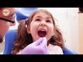 FIRST DENTIST VISIT FOR TODDLERS! Pretend Dentist Toddler Video, Play Doh Dentist | Brush your Teeth