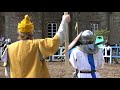 FINLAND v USA in 5 v 5 finals Medieval Armoured Knights IMCF 2018 World Championship in Scotland