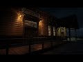 Walking in the Rain at Night in Red Dead Redemption 2 - Valentine [ Relaxing Rain Ambience ]