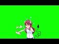 [Machikado Mazoku] Kiki kanri [Green Screen]