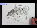 Draw an imaginary Elephant | Animal | Creature | Timelapse | Elephant Empire / 象の帝国