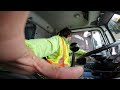Garbage Truck Swing Driver Position, Dumping a Front Loader