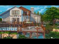 Large Modern Lake Family Home | No CC | The Sims 4 Stop Motion Build