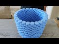 LAUNDRY BASKET FROM PLASTIC BOTTLE CAP | Very Easy DIY Plastic Recycle Ideas | Arts & Crafts