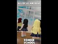 Roblox Bully Story | Zombie school ( All of Us Are Dead ) #15 | Cosy Roblox  #SHORTS