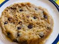 KETO chocolate chip cookie made in 1 minute/egg free