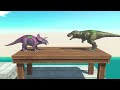 1 vs 1 TABLE BATTLE in the BUILDING - Animal Revolt Battle Simulator