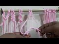 How to make the macrame knots for beginners, 7 basic macrame knots, basic macrame knots for beginner