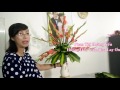 HOW TO MAKE Flower Arragement RED Gladiolus Flowers ? Episode 8
