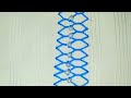 Mastring blue stitch :beginners guide | Hand embroidery beginners border design