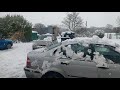 Snowball fight with the neighbours in Pallaskenry​ 2018