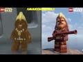 LEGO Star Wars The Skywalker Saga vs The Complete Saga Characters Evolution