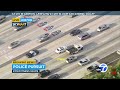 FULL CHASE: Burglary suspects fleeing CHP get stopped by PIT maneuver in Inland Empire