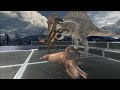 Jurassic world dominion: Spino vs Mosasaurus! - Animal Revolt Battle Simulator