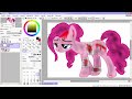 MLP - Amateur SpeedPainting ,,Sad Pinkie Pie'' - Silent Ponyville #3 [PL]