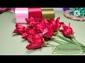 DIY| cara membuat buket bunga lonceng |Bel flower Bouquet #satinribbonflowers