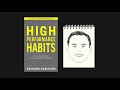 HIGH PERFORMANCE HABITS by Brendon Burchard | Animated Core Message