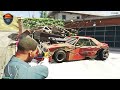 GTA 5 - Stealing SECRET ZOMBIE VEHICLES with Franklin! (Real Life Cars #117)