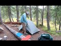 Backpacking in Colorado - Flat Tops  Wilderness  - Day 1