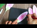 How to make Lily flower by paper/Oai Huong handmade