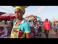 4K OPEN AFRICAN STREET MARKET GHANA ACCRA MADINA