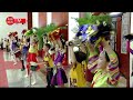 Chinese children entertain guests from Africa