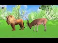 Monster Giant Tiger Elephant Vs Lion Save Goat Sheep Animal Battle Revolt Monster Fight Video